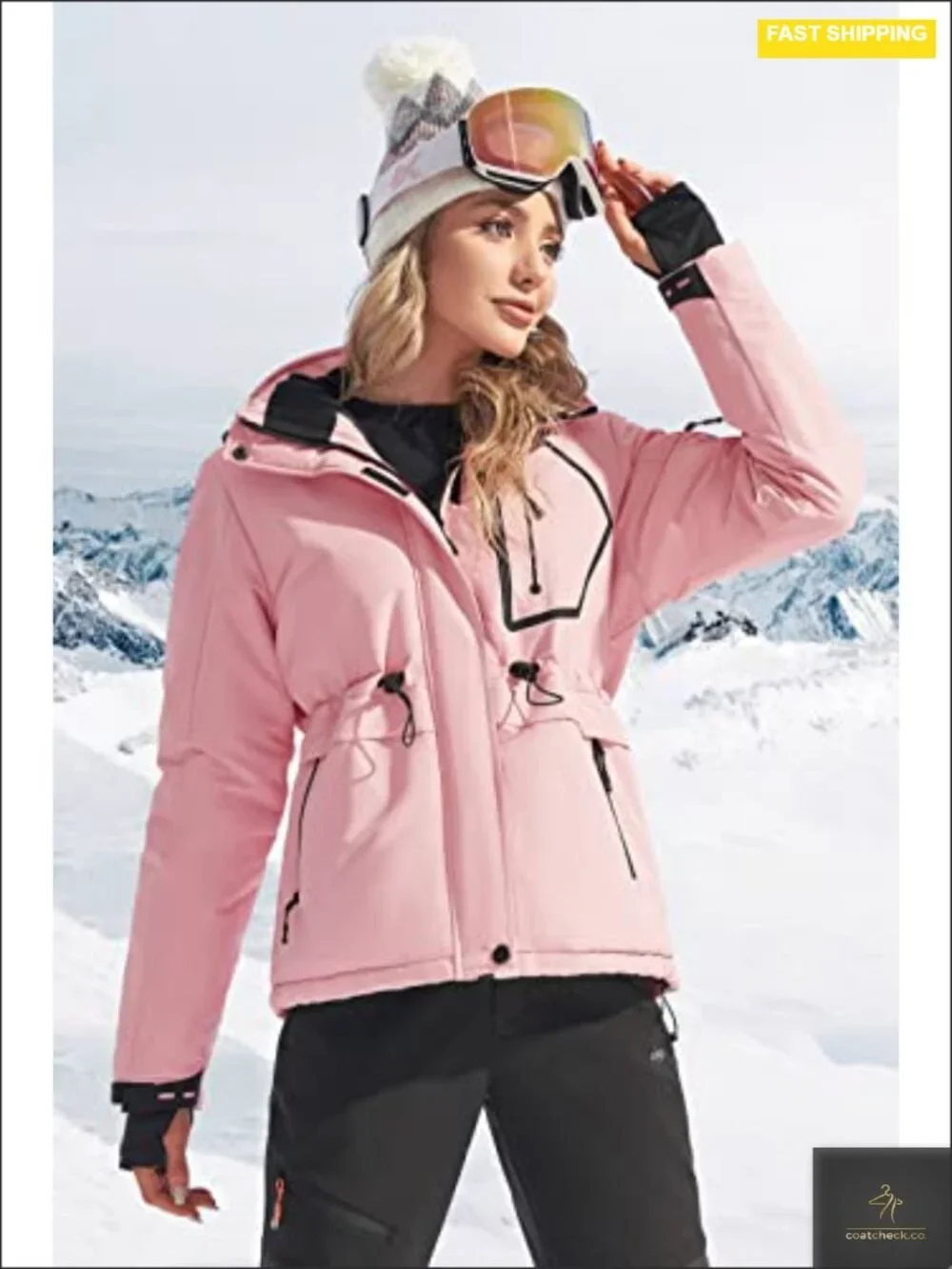 Waterproof Ski Jacket Women Warm Windproof Winter Coat